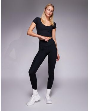 4505 Tall Icon Wrap Waist Yoga leggings - Blue