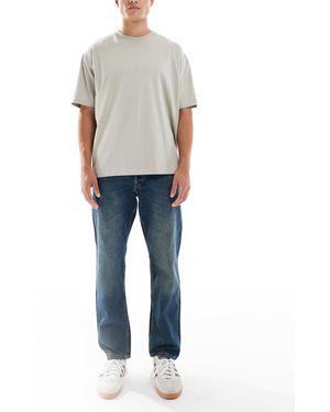 Jack & Jones – chris – straight jeans - Blau
