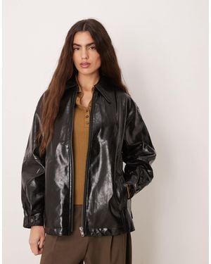 Free People Sloane Vegan Jacket - Black