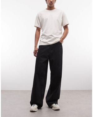 Weekday Astro Pu Back Pocket Jeans - White