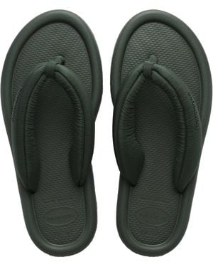 Havaianas Maxi-puff Boho Flip Flops - Green