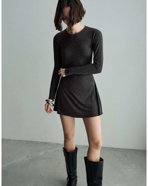 Bershka – minikleid - Schwarz
