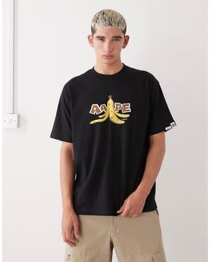 Aape By A Bathing Ape – boxy-fit-t-shirt - Schwarz