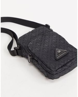 River Island Mcmlx Mini Cross Body Bag - Black