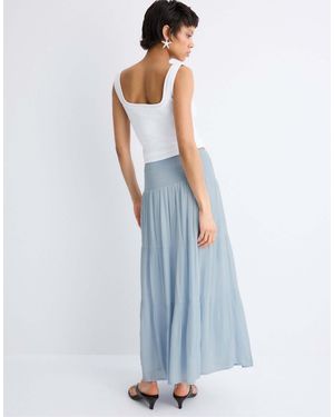 Stradivarius – panel-rock - Blau