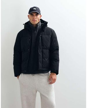 Jack & Jones Hooded Puffer Jacket - Blue