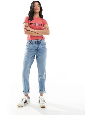 New Look – mom-jeans - Blau