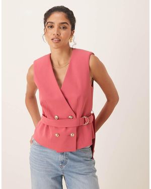 ASOS Gilet Met Striksluiting - Rood