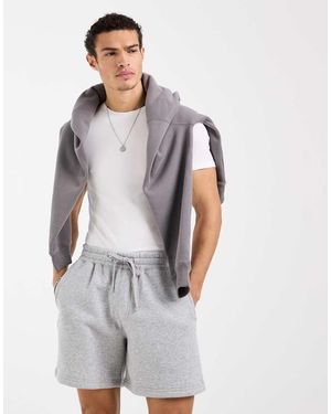 Hollister baggy Above The Knee Fleece Shorts - Grey