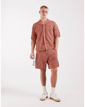 ASOS Knitted Shorts - Red