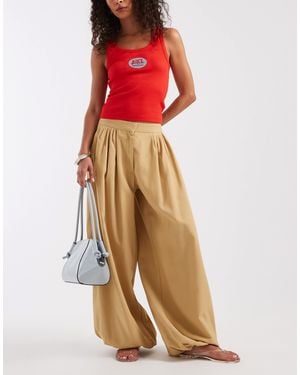 ASOS Tailored Balloon Trouser - Natural
