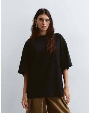 ARRANGE Oversized Premium Heavy Weight T-Shirt - Black