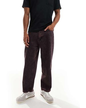 Santa Cruz Overdyed Jeans Met Baggy Pasvorm En Wassing - Zwart