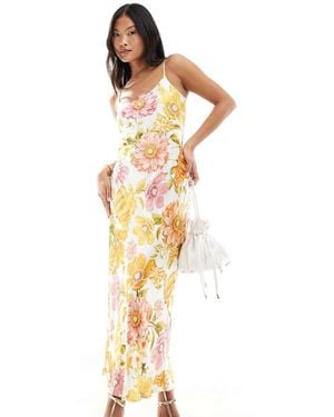 Forever New Vestito Sottoveste Al Polpaccio - Metallizzato