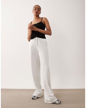 JDY Tall Wide Leg Sweat joggers - White