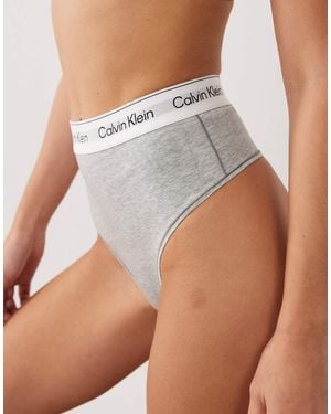 Calvin Klein Shapewear Icon Cotton Modal Briefs - Grey