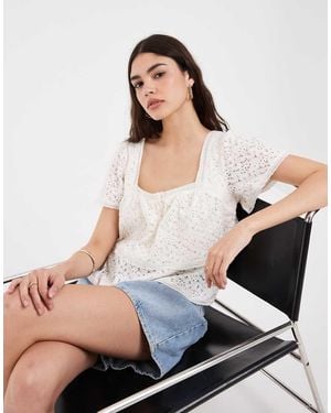 Levi's Blusa De Encaje Blanca - Neutro