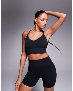 Bo&Tee Define Luxe Sports Bra Co-Ord - Grey