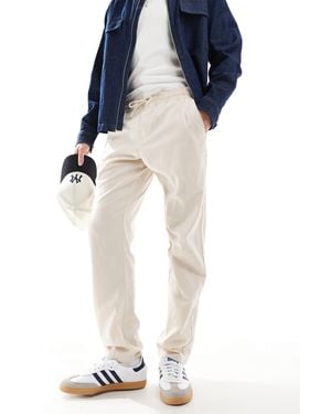 JJ Rebel – hose aus leinenmix - Blau