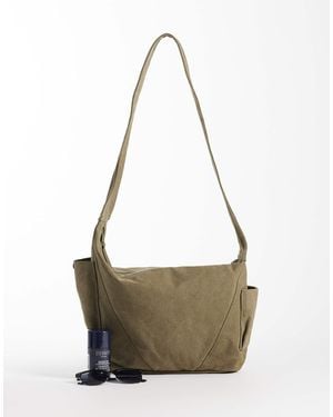ASOS Canvas Crossbody Bag - Gray