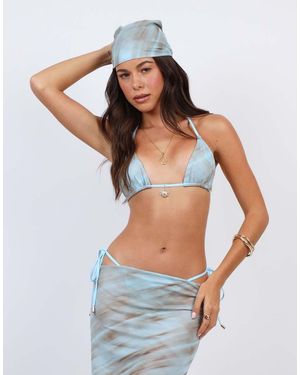 SIMMI Abstract Print Bandana - Blue