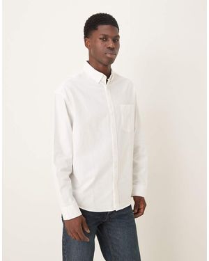 ASOS 90s Oversized Oxford Shirt - White