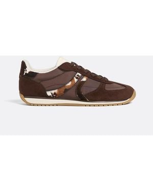 Stradivarius Animal Print Sports Shoes - Brown