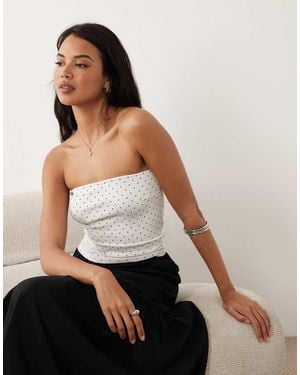 Gina Tricot Super Stretch Tube Top - Black