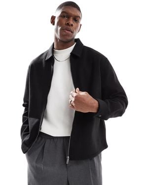 Bershka Zip Through Jacket - Black