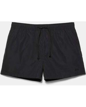 Pull&Bear Basic Swimming Trunks - Black