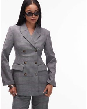 ASOS Tailored Double Breasted Relaxed Blazer Suit - Black