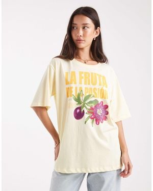 ONLY – oversize-t-shirt - Weiß