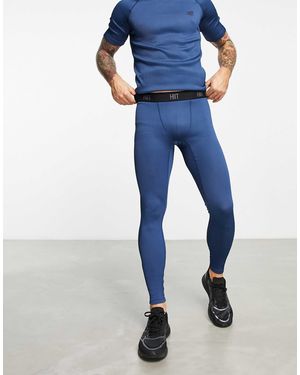 HIIT Rib Training leggings - Blue