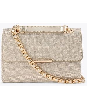 Carvela Kurt Geiger Rosa Chain Shoulder Bag - Natural