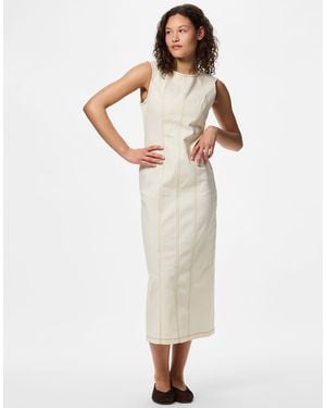 Pieces Midi-Jurk - Wit