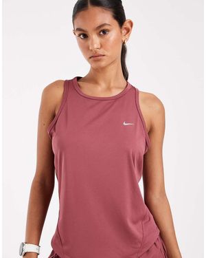 Nike Camiseta De Tirantes Dri-Fit Tempo De - Rojo