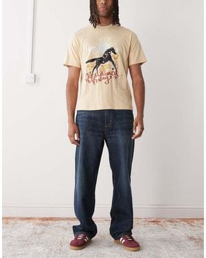 Weekday Galaxy Loose Fit baggy Jeans - Natural