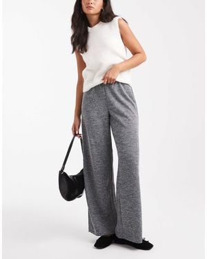 Vero Moda Loose Pull On Trousers - Grey