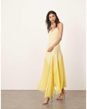 ARRANGE – maxi-trägerkleid - Natur