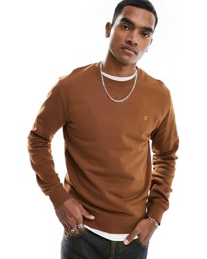 Farah – tim – sweatshirt - Braun