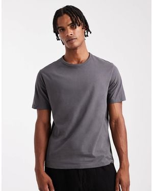 Jack & Jones – t-shirt mit schmalem schnitt - Grau