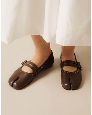 Bronx Semm-ie ballerinas - Natur