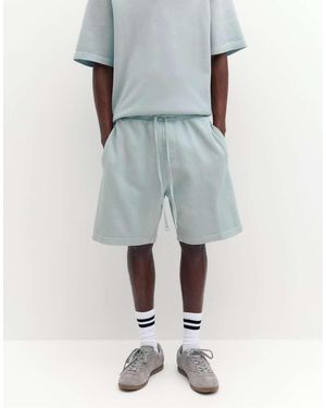 Pull&Bear Piqué jogger Bermuda Shorts - Blue