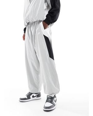 Nike Club Oversized Tracksuit Bottoms - White