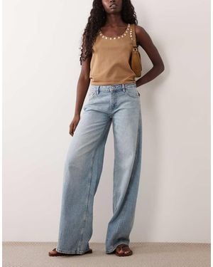 Mango Teen Barrel Jean - Blue
