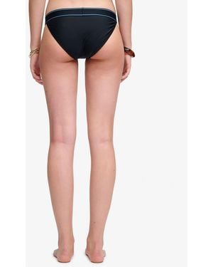 Superdry Logo Classic Bikini Bottoms - Blue