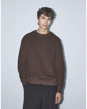 Pull&Bear Basic-pullover - Grau