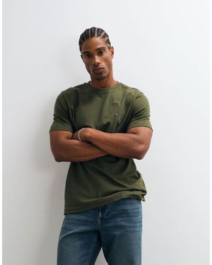 Tommy Hilfiger T-shirt mit flaggen-logo - Grün