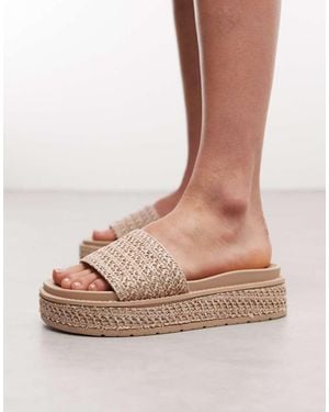 South Beach Platform Sandal - Natural