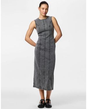 Pieces Midi Dress - Grey